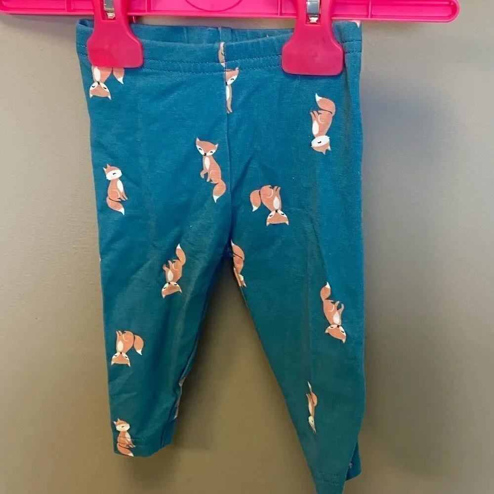 Carter’s 6 month fox pants and shirt